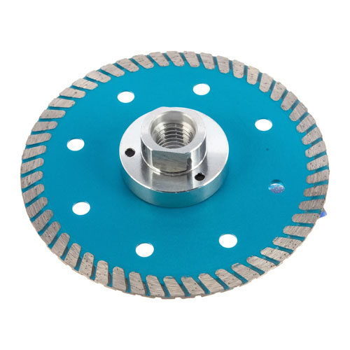 Диск алмазный отрезной 105*м14 Турбо с фланцем 140105