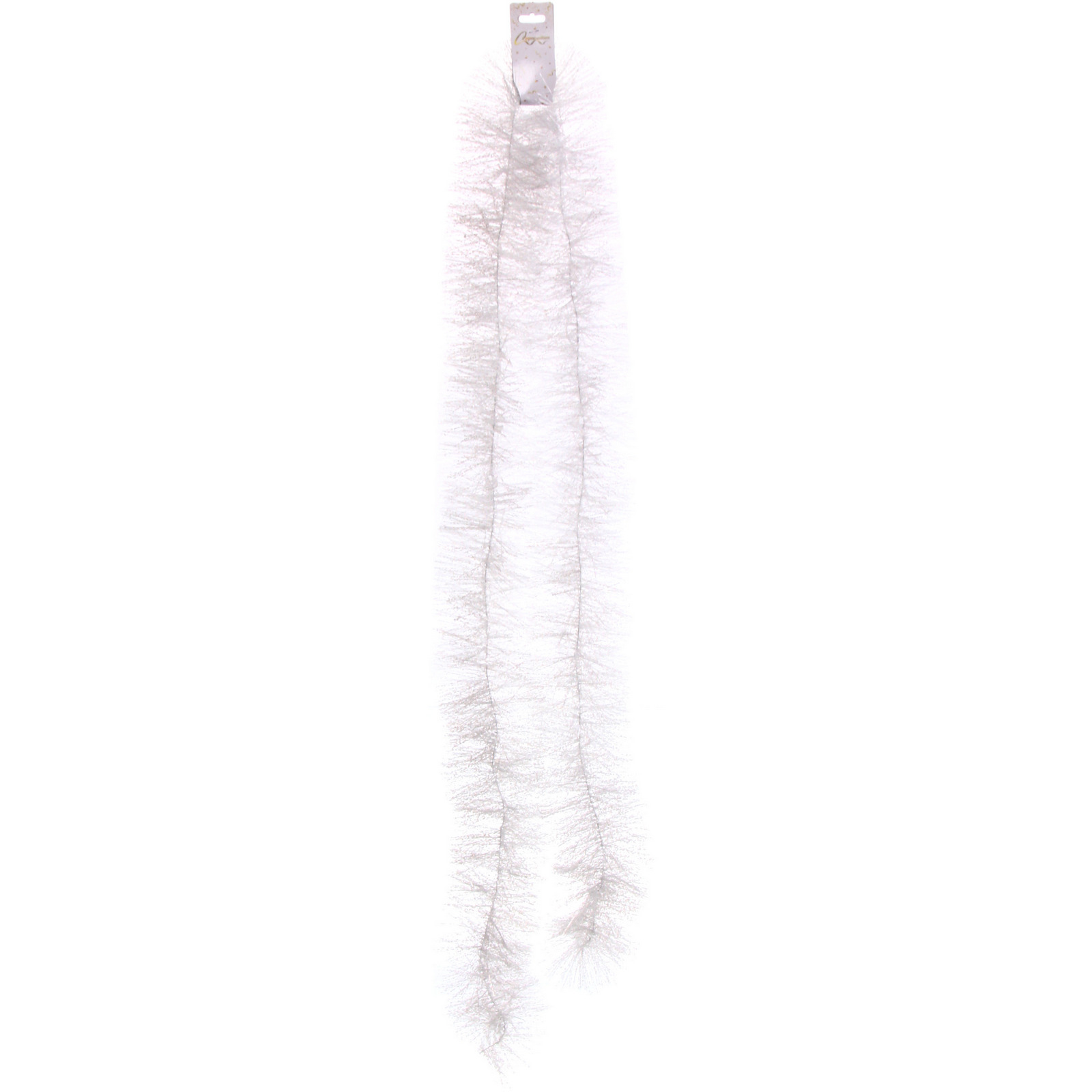 Мишура 2 м 11 см "Хлопья снега", Белый