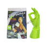 Перчатки Household Gloves, хозяйственные Премиум, зеленые, M, KHV002G /12/144