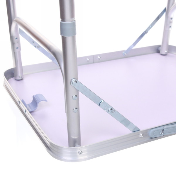 Стол кемпинговый складной 60*45*57 см, каркас алюминий