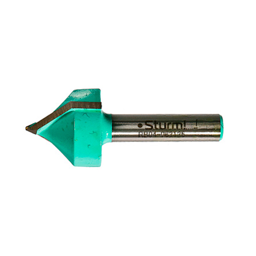 Фреза пазовая V-образная 25,4х20,7х55,7 мм хвостовик 8 мм STURM RB04-082125