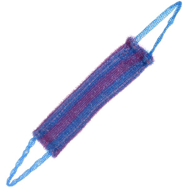 Мочалка для тела полипропиленовая "Продольные полосы",42*12см 