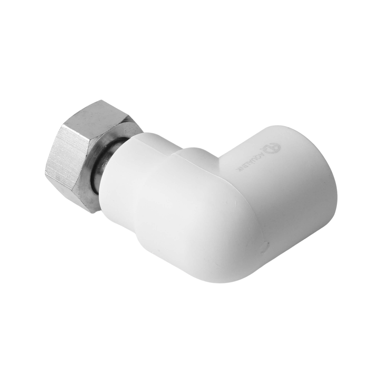 Уголок PP-R с накидной гайкой 25X3/4" AQUALINK 03600