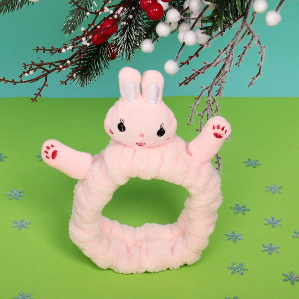 Повязка на голову "Кокетка - Bunny Kika", микс 4 цвета, 6*20 см