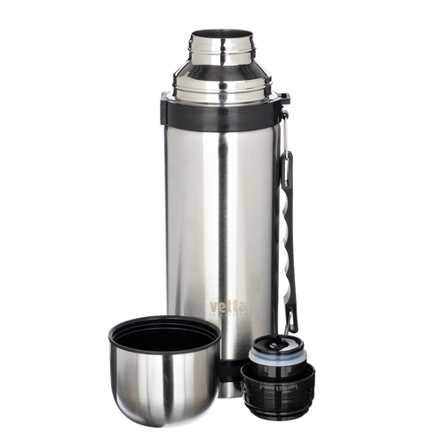 Термос металлический Туристический 1,50л серебристый VETTA, 1/12