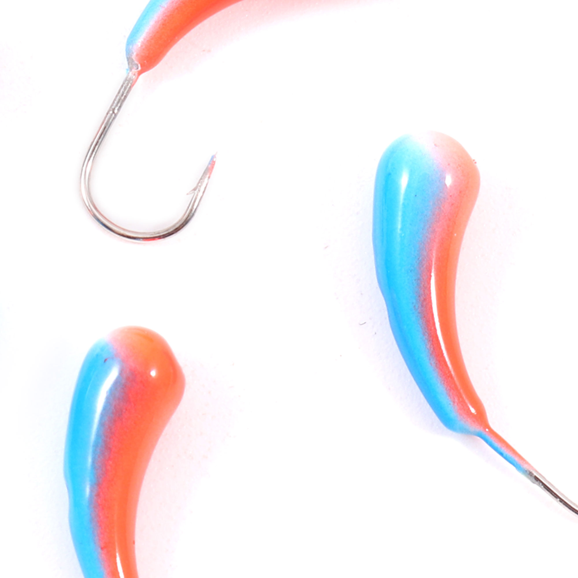 Мормышка вольф"ЯМАН"Уралка с отв, р.5, вес 1,53 цв.красно-синий(уп.5 шт.)