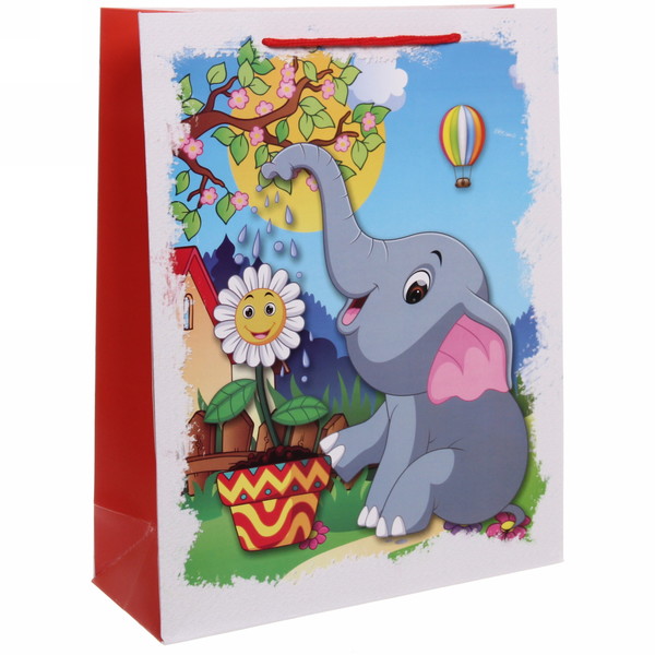 Пакет подарочный "Мультяшки" 26*32*10 см