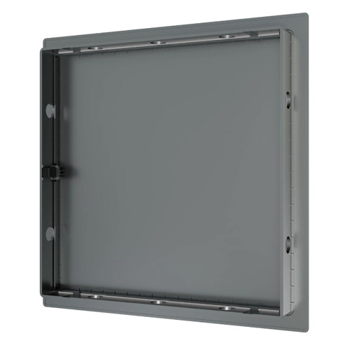 Люк ревизионный LN фланец 200x200 нажимной 224х224 пластик Gray EVECS
