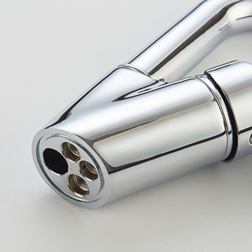 Смеситель для кухни с вытягивающейся лейкой картридж 40 мм Ledeme L6040