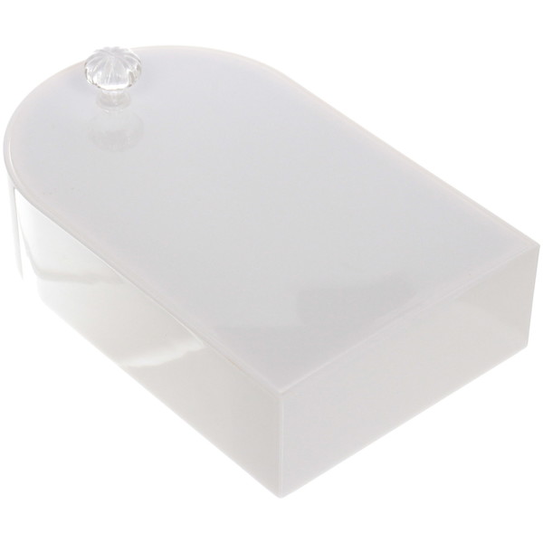 Зеркало настольное с органайзером для украшений "Beauty", цвет белый, зеленый, розовый, 17*10,5*4см