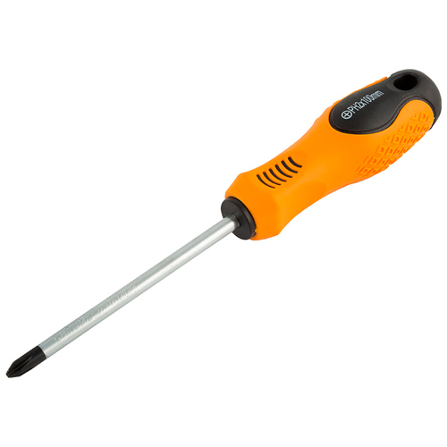 Отвертка Park Stanart PH2х10см, двухкомпонентная рукоятка, крестовая