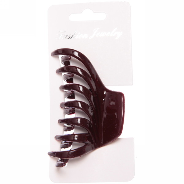 Заколка-краб для волос на блистере "Diana Collection - Mila", микс 6 цветов, 8см 