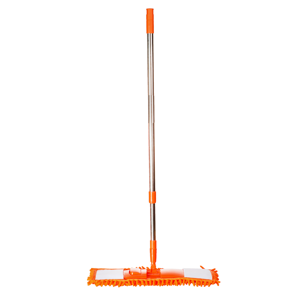 VETTA Швабра с насадкой из микрофибры букли, телескоп.черенок 120см нерж.сталь, NP-7212