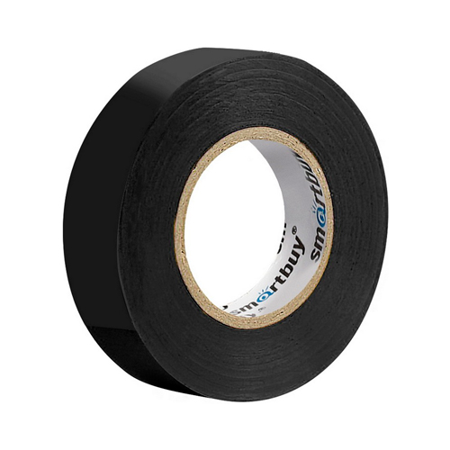 Изолента Smartbuy, 0.13х15мм, 20 метров, черная (SBE-IT-15-20-b)