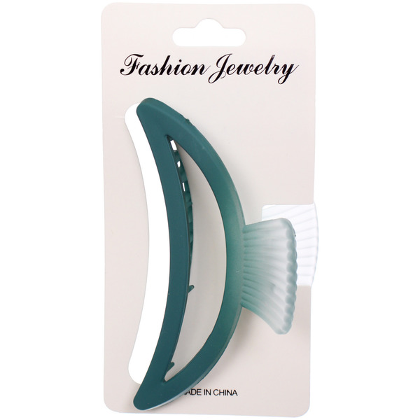 Заколка-краб для волос "Мон Ляруш", классика, микс 6 цветов, 9,5см (Блистер)