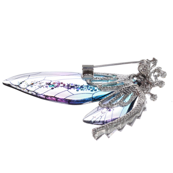 Брошь "KLEVER KS", Стрекоза, цвет как на фото, 6*5см (символ Перерождения)