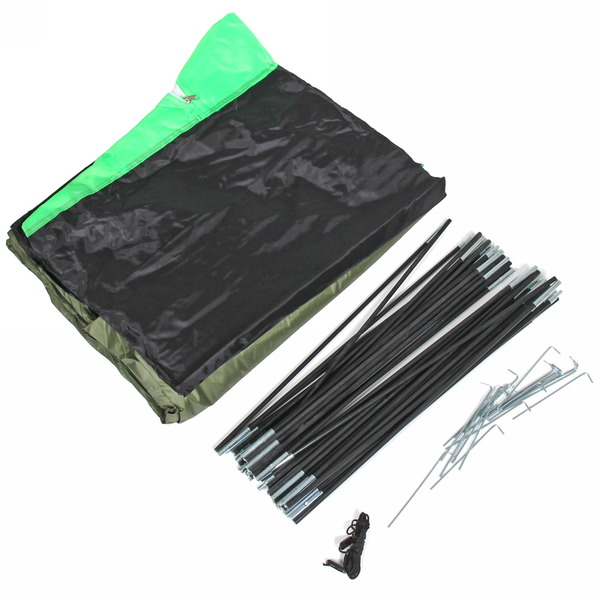 Палатка кемпинговая Jesolo-4 двухслойная, (150+130+150)*220*170 см, цвет хаки