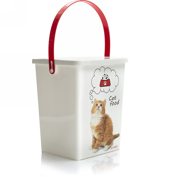 Контейнер для корма животных "Кошки" 8,5л 
