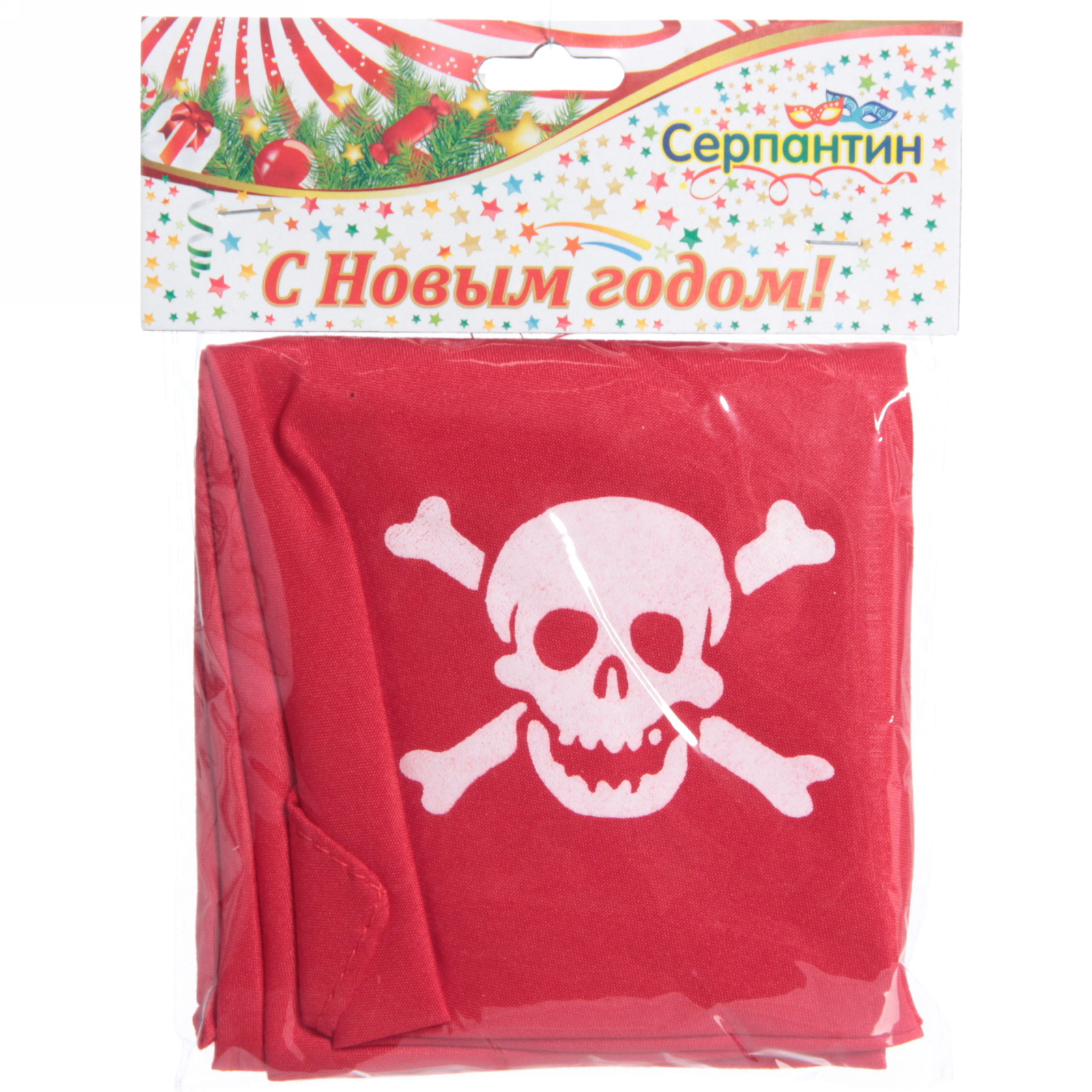 Карнавальный аксессуар "Бандана Пирата", красный