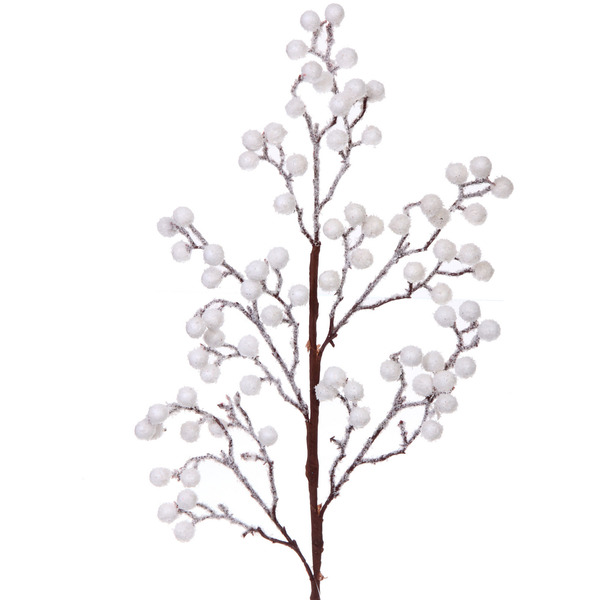 Ветка декоративная "Зимняя нежность" 70 см