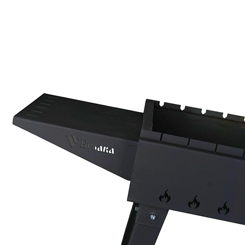 Мангал 60*32*15, 2мм с полками БУЛАВА, 1/1