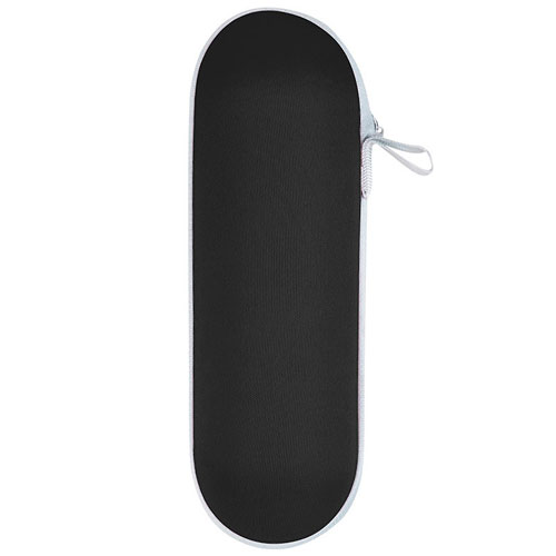 Зонт мини складной (в чехле-капсуле), 90 см, черный