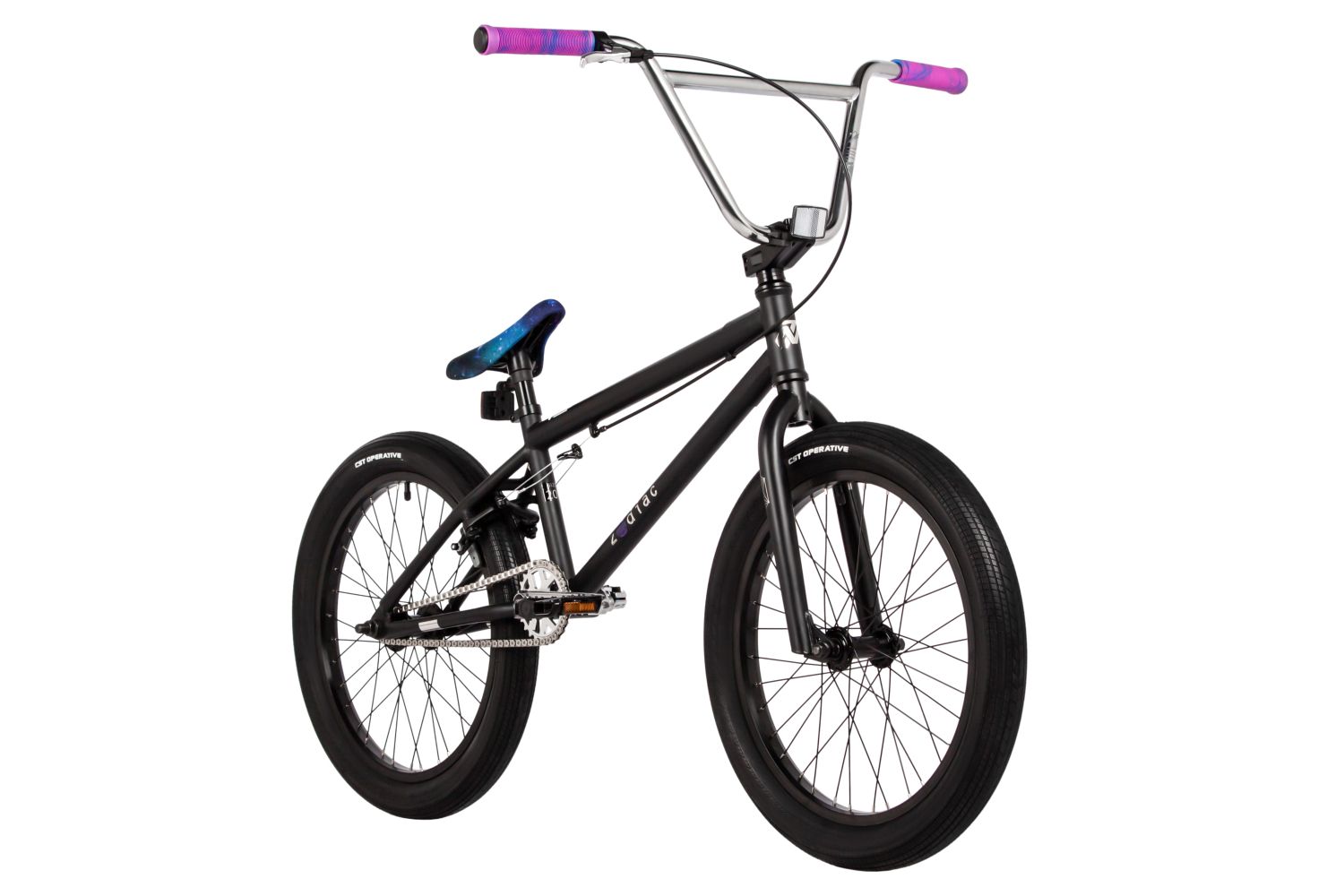 Велосипед NOVATRACK 20" BMX ZODIAC, чёрный, сталь , рама 19", U-BRAKE