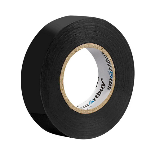 Изолента Smartbuy, 0.13х15мм, 10 метров, черная (SBE-IT-15-10-b)
