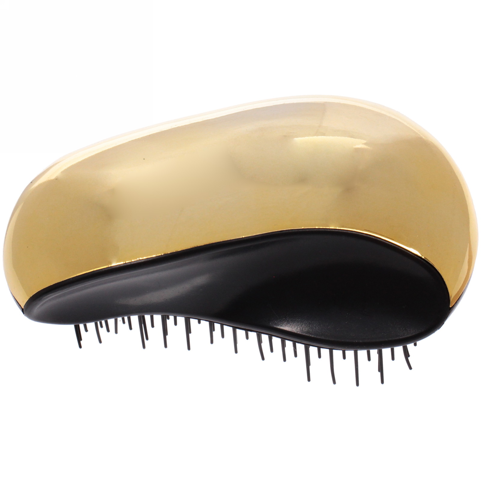 Расческа массажная "Lady Kapriz", прямоугольная, цвет золото, 6*13см