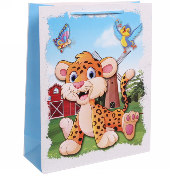 Пакет подарочный "Мультяшки" 26*32*10 см