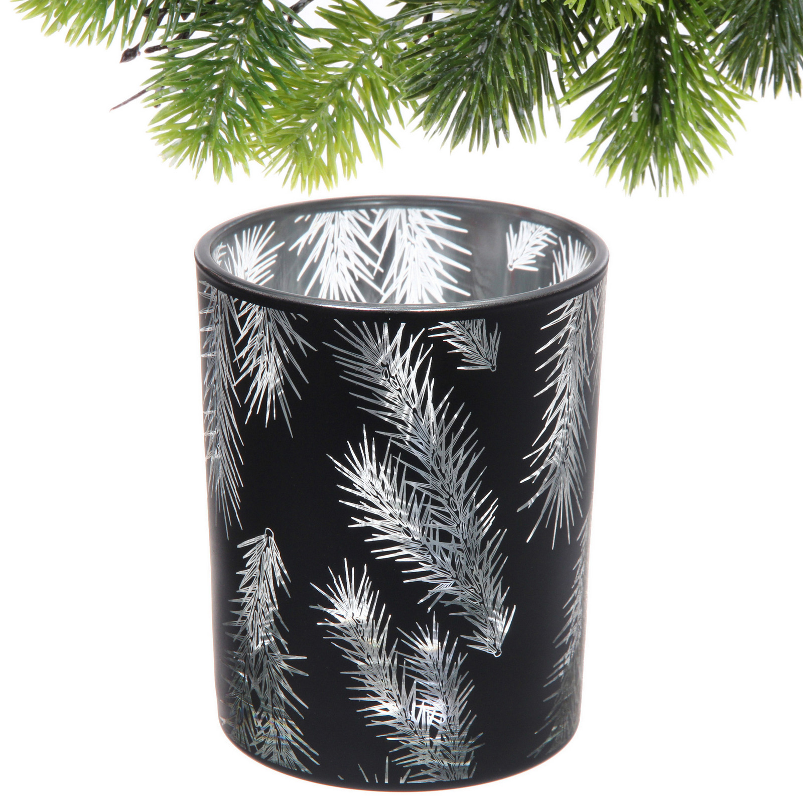 Подсвечник "Волшебная ветвь" 10*12,5 см, Черный