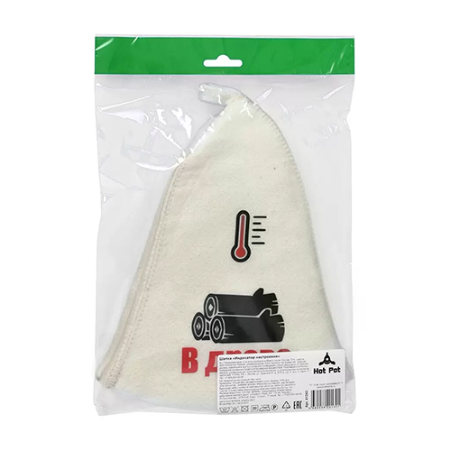 Шапка для бани и сауны Индикатор настроения Банные штучки, войлок, 1/20