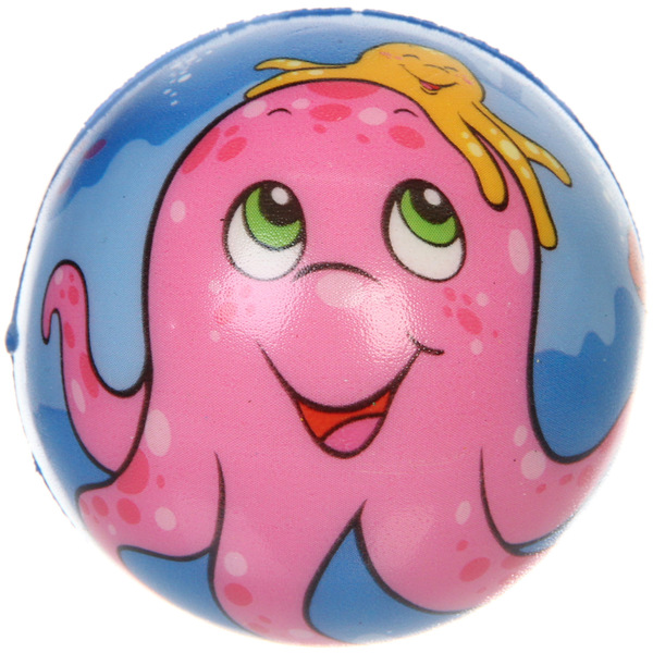 Мяч  6,3 см "Радостное лето" (антистресс), микс СТИКЕР НА ВЛОЖЕНИЕ