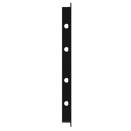 Люк ревизионный LN фланец 150х300 нажимной 172х322 пластик Black EVECS