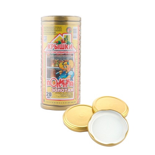 Крышка винтовая, золотистая, твист-82, 240/240