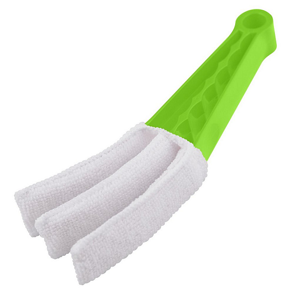 Щетка д/жалюзи. Длина 20 см. 3 цв