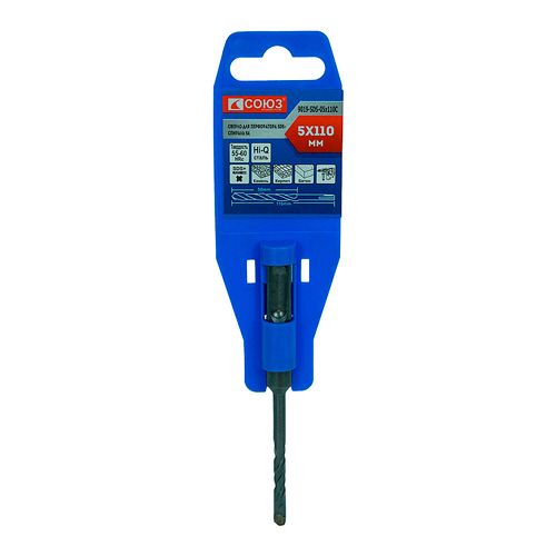Бур SDS+ с твердосплавной напайкой, спираль S4 СОЮЗ 9019-SDS-05х110C