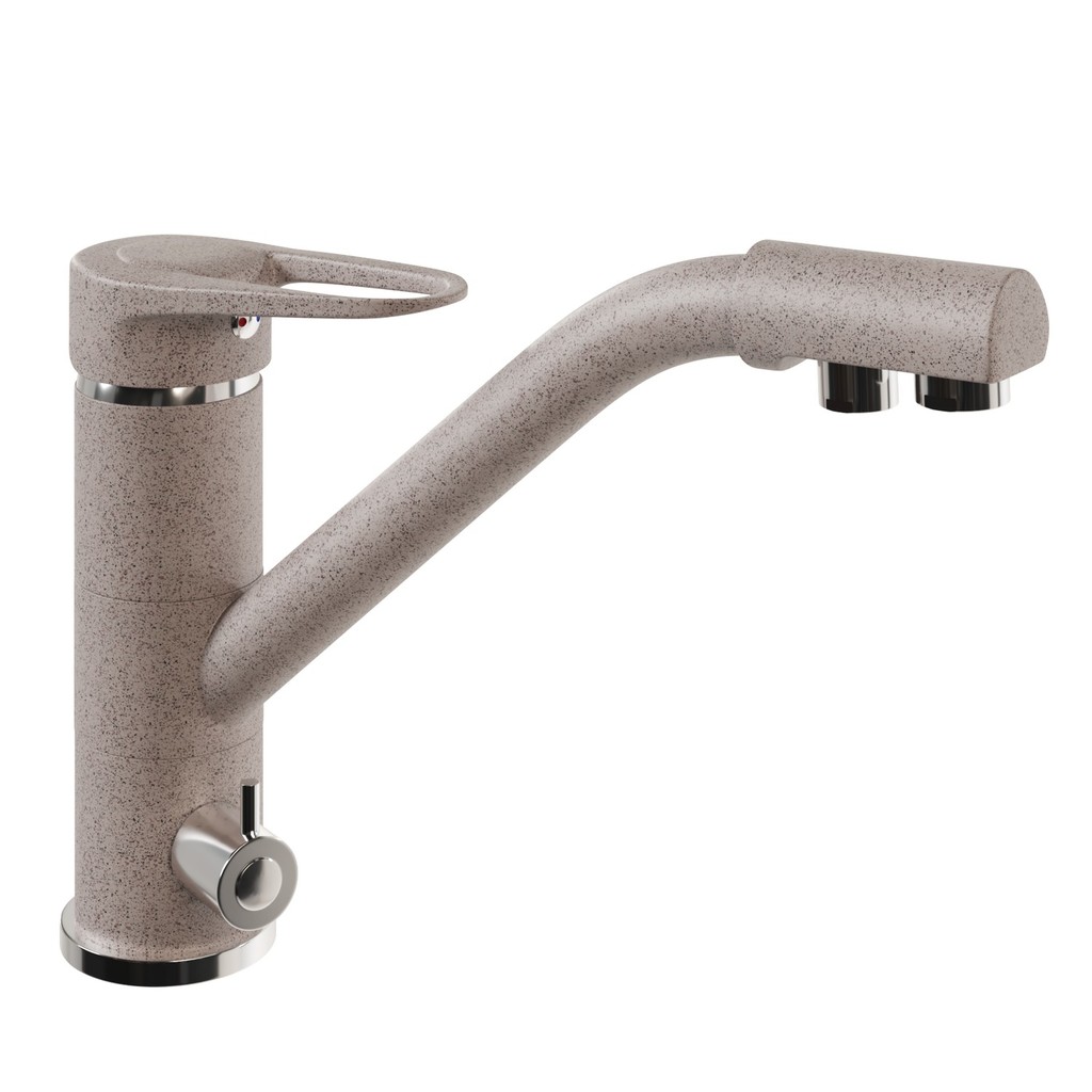 Смеситель для кухни 35к MIXLINE ML-GS02, 341 молоко высок. излив