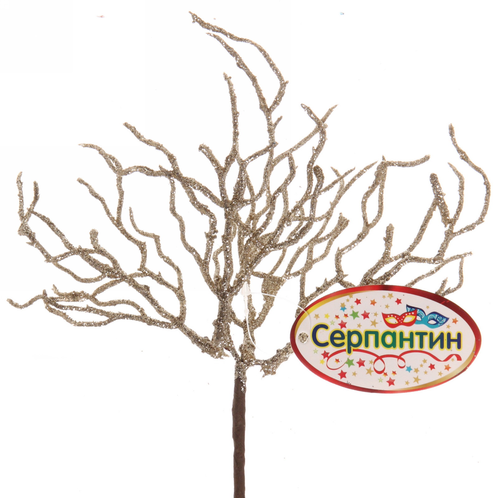 Ветка декоративная "Метелица" 28 см, Шампань