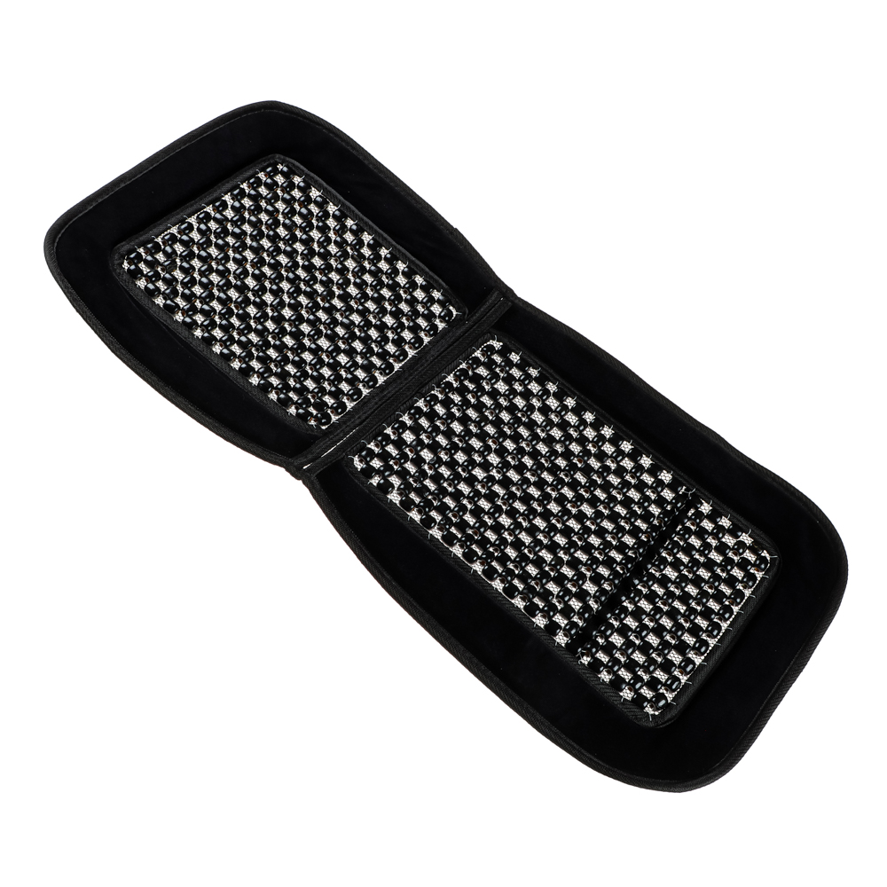 NG Массажер 92x44см, деревянные шарики на ткани, черный, 020