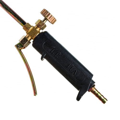 яяяГорелка кровельная пропановая 45см, с рычажным клапаном  (1/60)