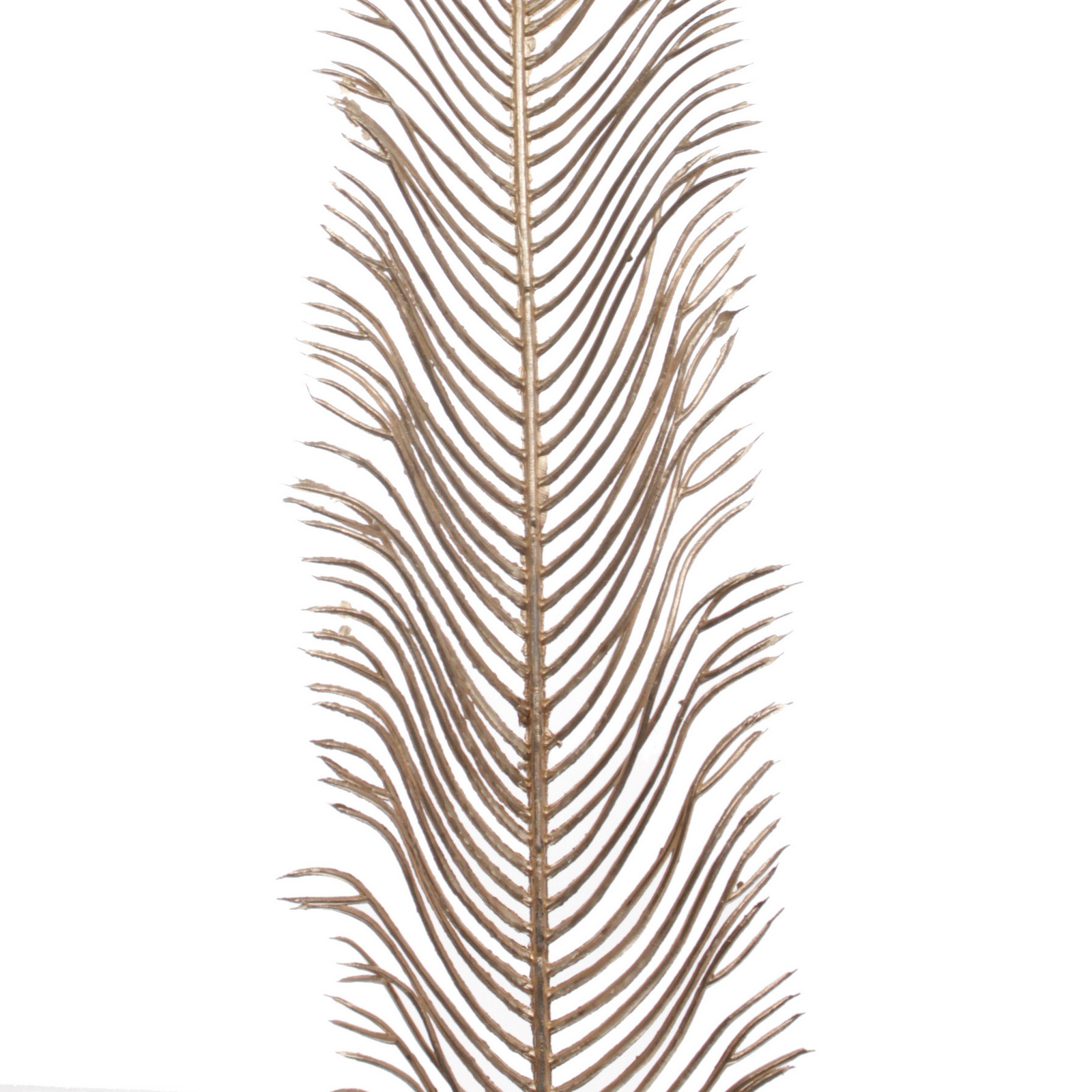 Ветка декоративная "Волшебное перо" 53 см, Шампань