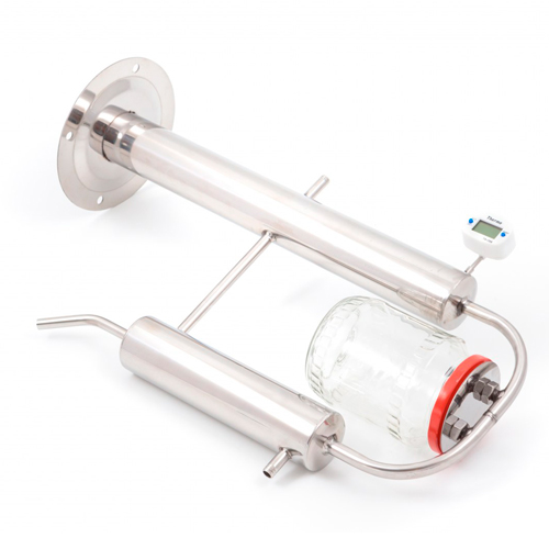 Дистиллятор бытовой Алковар Крепыш с банкой 12 л + термометр на клампе 2 дюйма