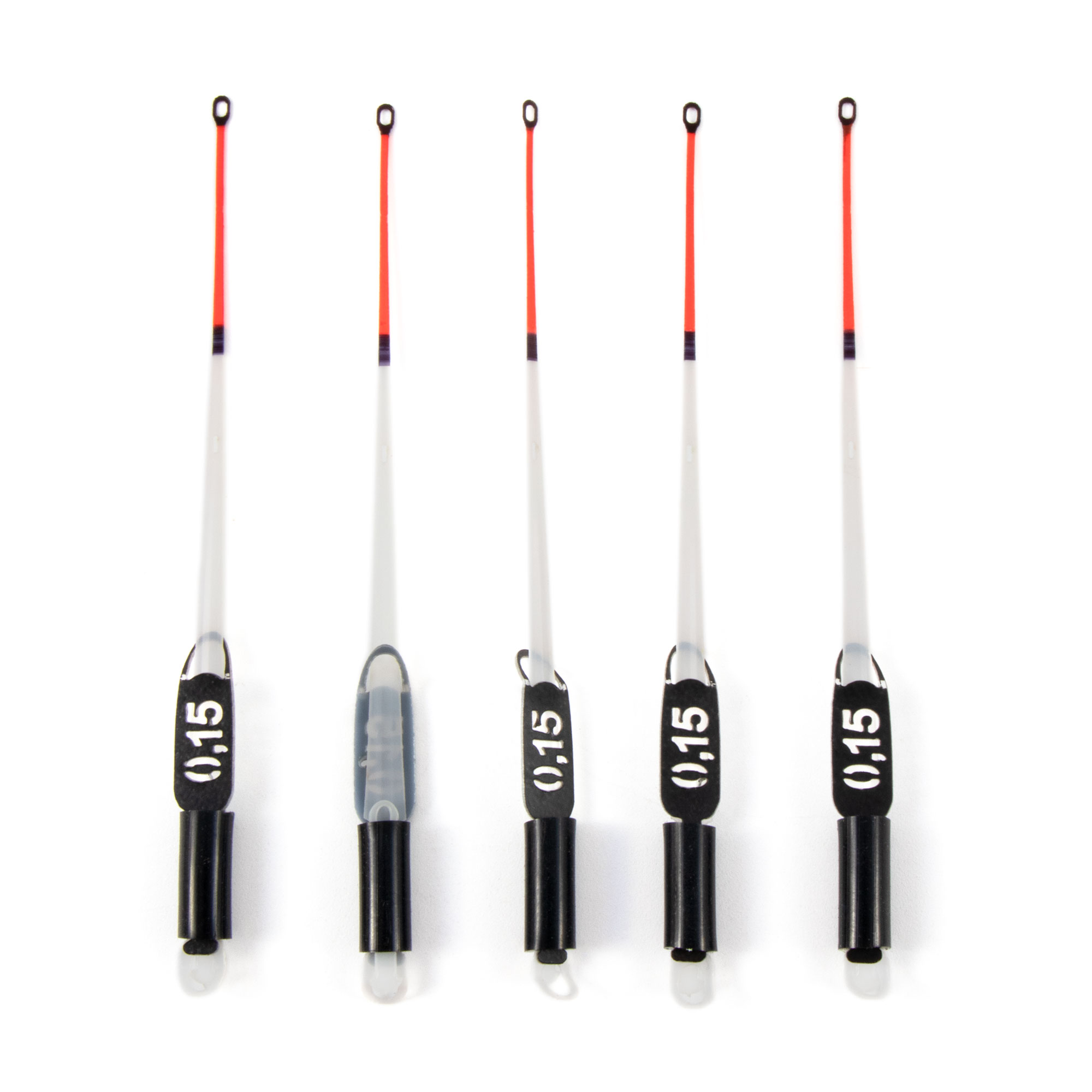 Сторожок лавсановый "Яман" STYLE RIB SLIM, 80 мм, 0,15 г,с коннектором для шестика 0,8-2 мм (уп.5шт)