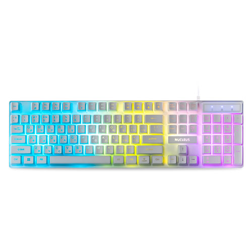 Клавиатура игровая мультимедийная Smartbuy RUSH Nucleus USB белая (SBK-320G-W)/20