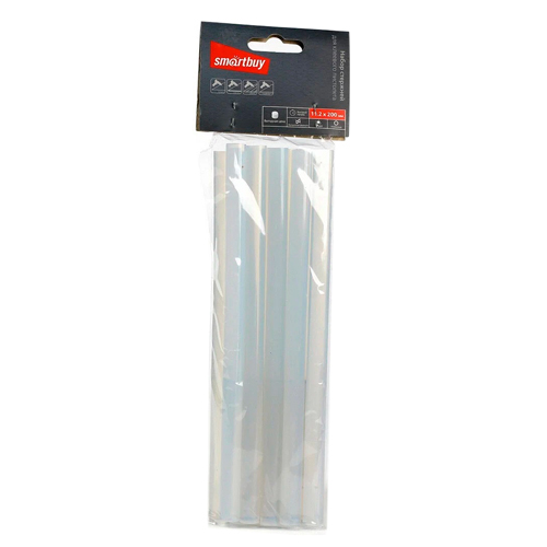 Стержни клеевые для кл. пистолета D=11.2мм x 200мм, EVA, прозр., 10 шт,Smartbuy tools(SBT-GGG-10)/80