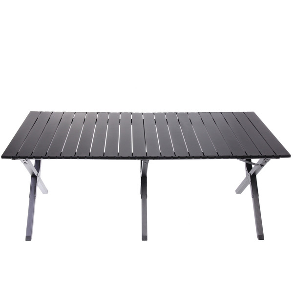 Стол кемпинговый складной DC-5003, 117*59*44 см,  цвет: чёрный, каркас алюминий, Турист Мастер