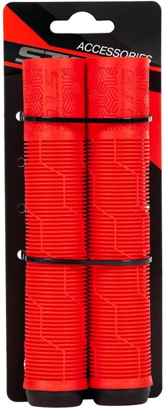 Грипсы STG Gravity, 165 мм, красный