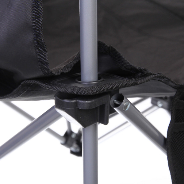 Кресло складное 2 в 1 до 100 кг DC-8077, 83*55/110*85 см, цвет: чёрный, Турист Мастер
