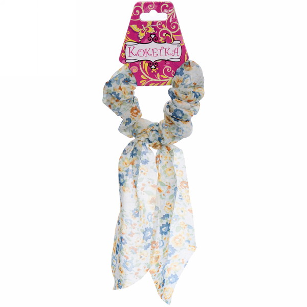 Резинка для волос "Harizma - Alina", микс 3 цвета, d-8см, длина ленты 18см